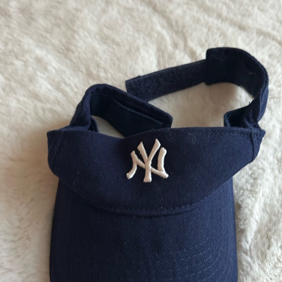 Navy Blue Visor with White Logo - Picture 8 of 8